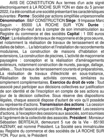 Contenu publication