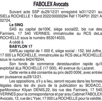 Contenu publication