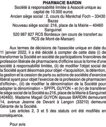Contenu publication
