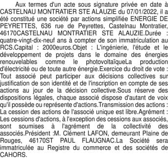Contenu publication