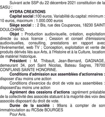 Contenu publication