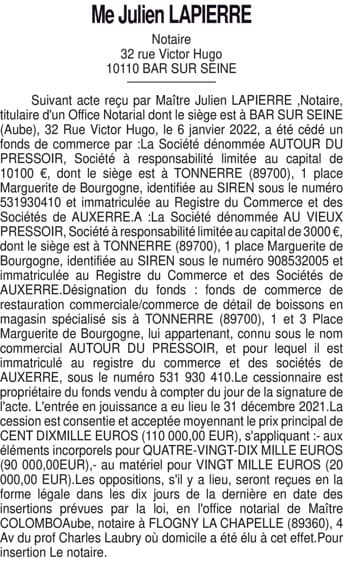 Contenu publication