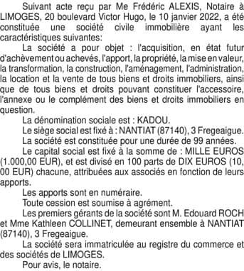 Contenu publication