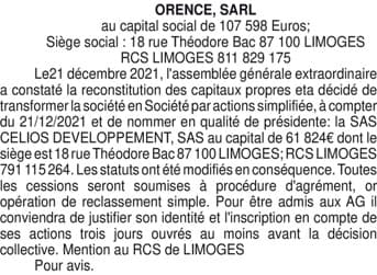 Contenu publication