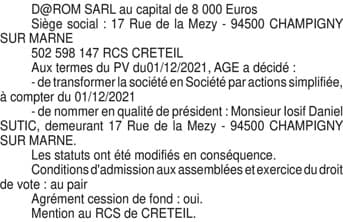 Contenu publication