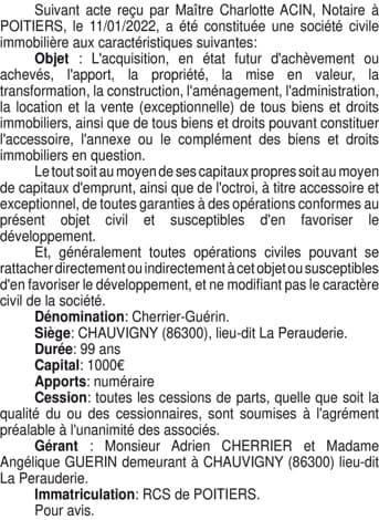 Contenu publication