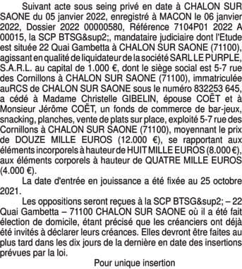 Contenu publication