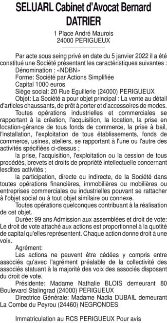 Contenu publication