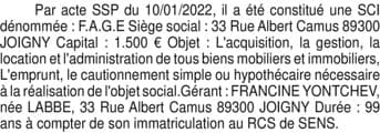 Contenu publication
