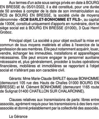 Contenu publication
