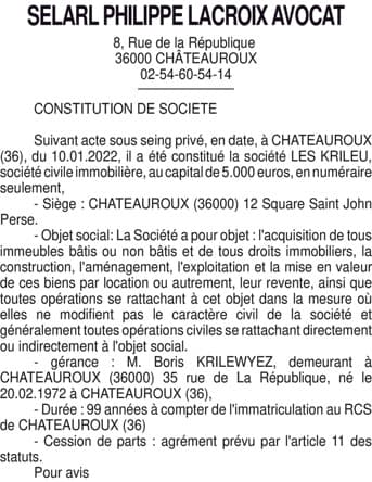 Contenu publication