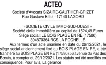 Contenu publication