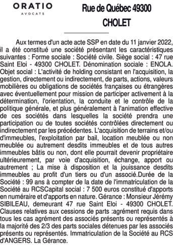 Contenu publication