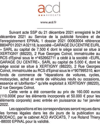 Contenu publication