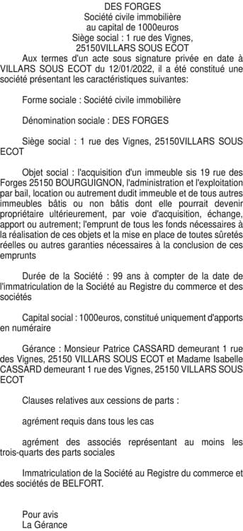 Contenu publication