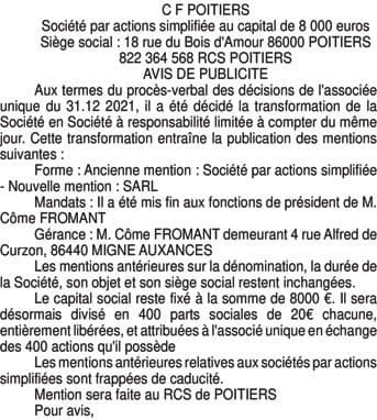 Contenu publication