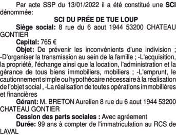 Contenu publication