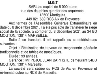 Contenu publication