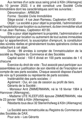 Contenu publication