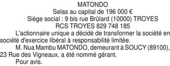 Contenu publication