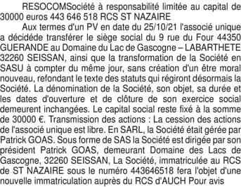 Contenu publication