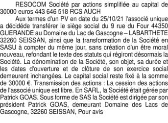 Contenu publication