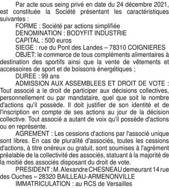 Contenu publication