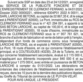 Contenu publication