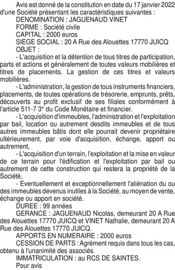 Contenu publication
