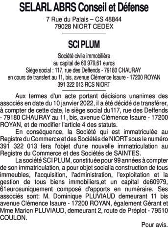 Contenu publication