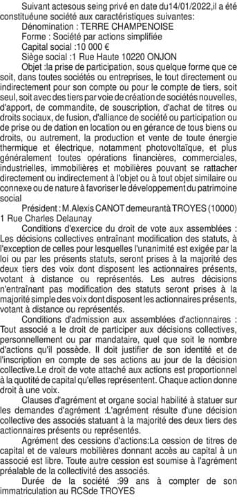 Contenu publication