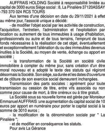 Contenu publication