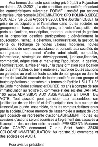 Contenu publication