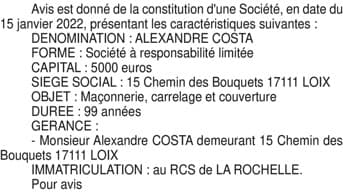 Contenu publication