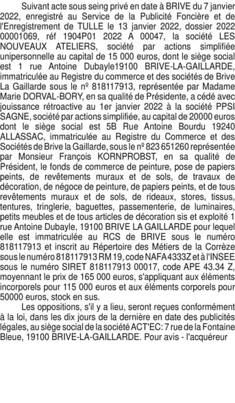 Contenu publication
