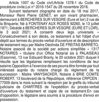 Contenu publication