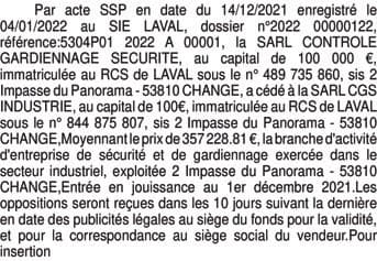 Contenu publication