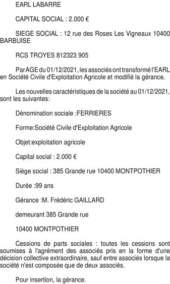 Contenu publication