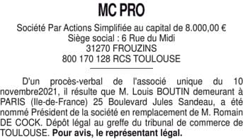 Contenu publication