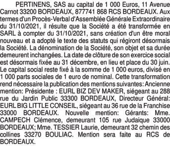 Contenu publication