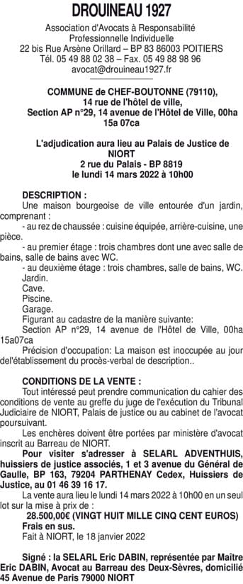 Contenu publication
