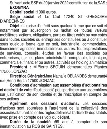 Contenu publication