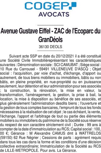 Contenu publication
