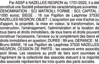 Contenu publication