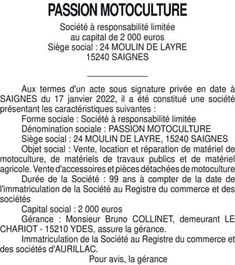 Contenu publication