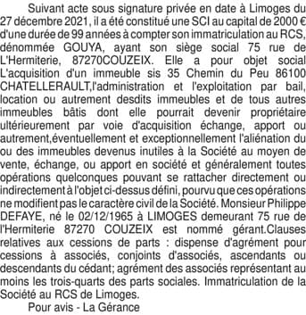 Contenu publication
