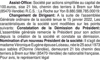 Contenu publication