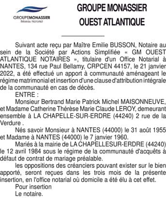 Contenu publication