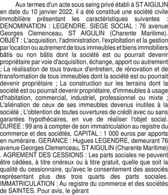 Contenu publication
