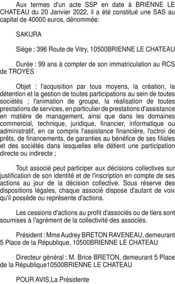 Contenu publication